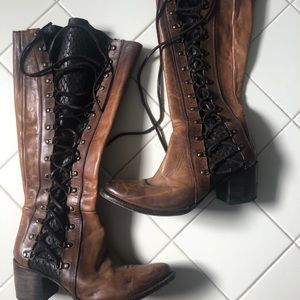 FREEBIRD lace up boot